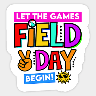 School Field Days Let the Games Begin Teacher 2024 Sticker